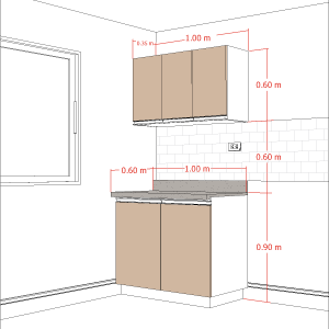 Mueble de cocina con tablero en granito o cuarzo - Imagen 5